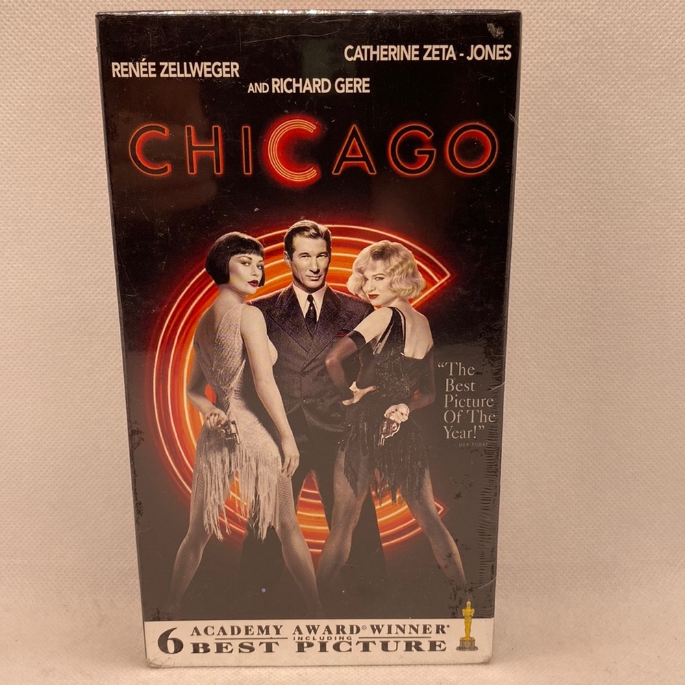Chicago VHS Movie Richard Gene Catherine Zeta-Jones Sealed